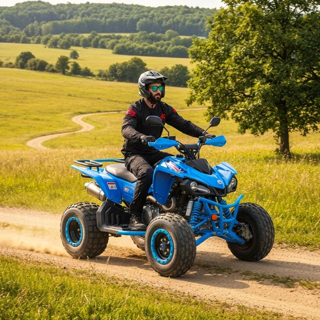 Person on quad bike - adventure gift voucher experience