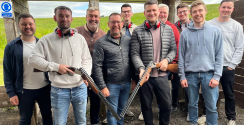 Stag do group clay pigeon shooting near York